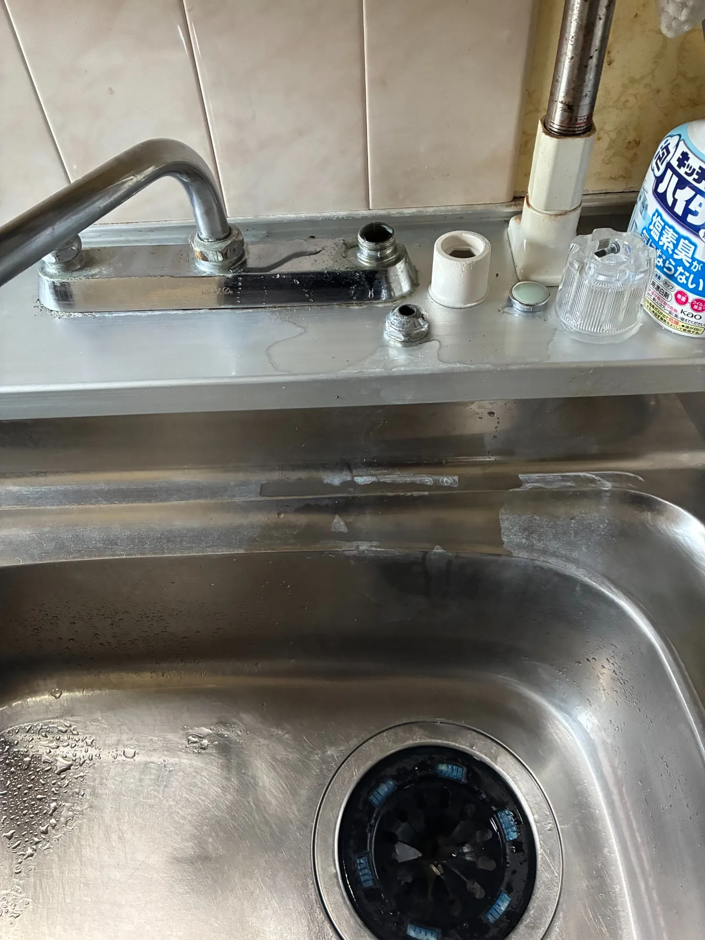 キッチン水栓交換工事