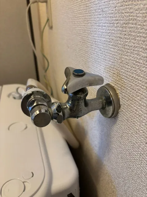 洗濯機用水栓交換工事